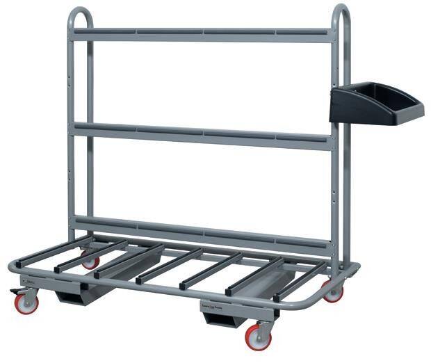 Aluminium Processing - Tables & Trolleys - FOM CARR 400 Aluminium Window Sash Trolley