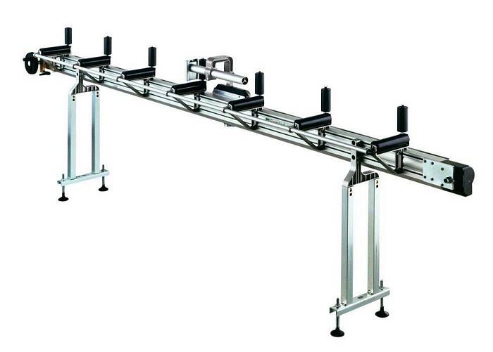 Measuring System - Roller Tables - FOM Assomak Roller Conveyor with Length Stop